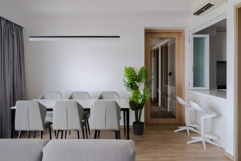 New launch condominium at Sky Park Residences by MET Interior, renovated after a full condo defects check and inspection