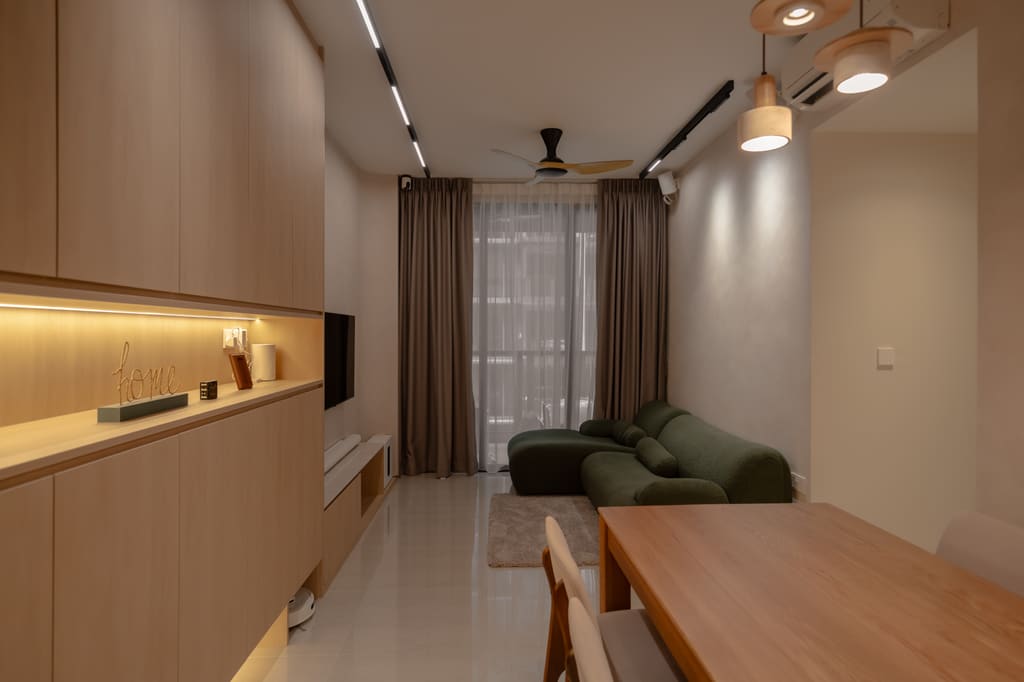 Muji-style HDB renovation at Yishun Close by MET Interior, completed under standard HDB renovation permit approval